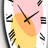 Oversized Minimal Elementary Organic and Geometric Compositions V Wall Clock-59914938
