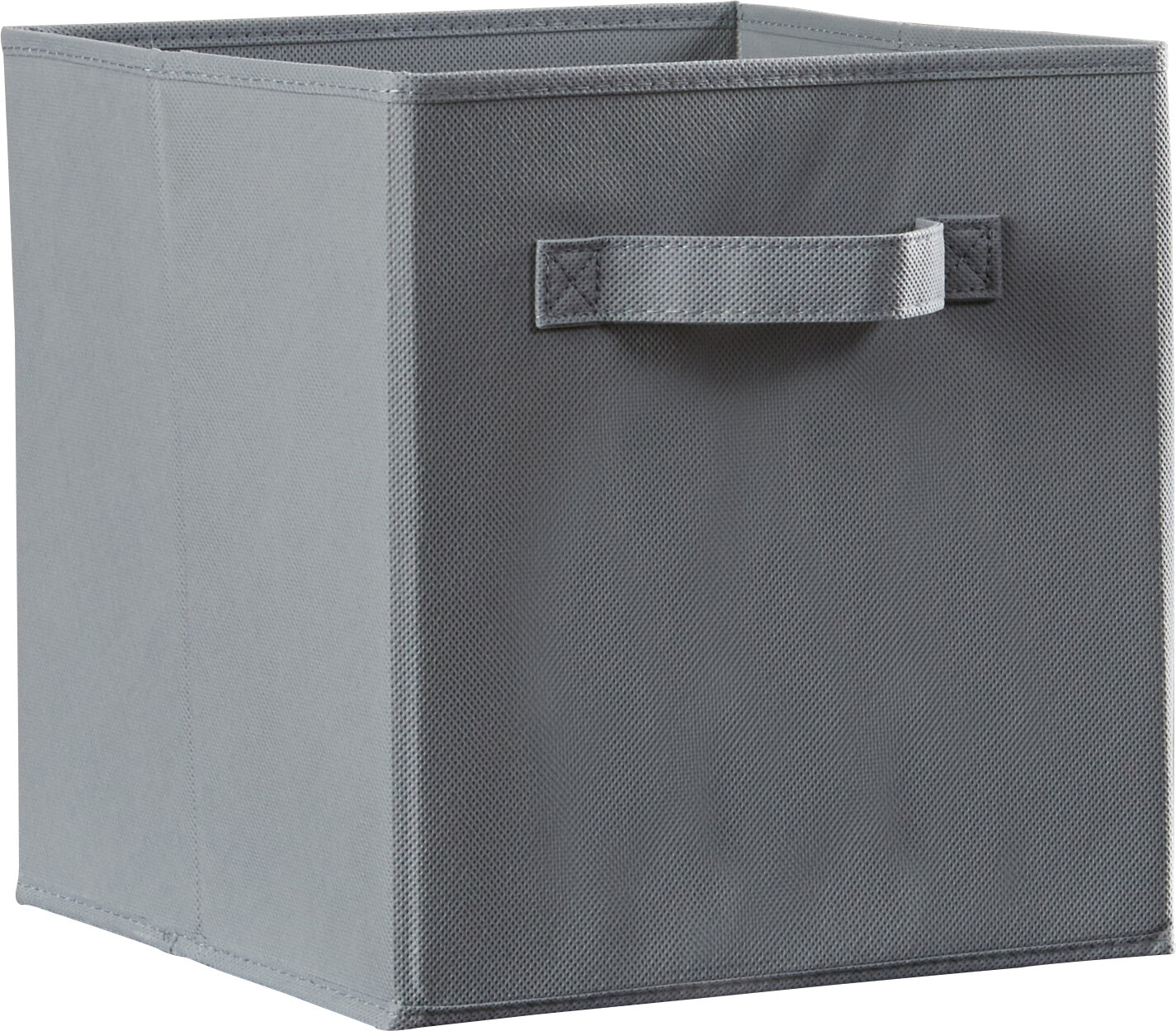 Foldable Storage Bins Basket Cube Organizer with Dual Handles and Window Pocket - 6 Pack Red Barrel Studio Color: Gray