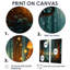 «Glowing Lights In The Full Moon Forest Magic», art mural traditionnel-1043440076-1043440091-1043440095