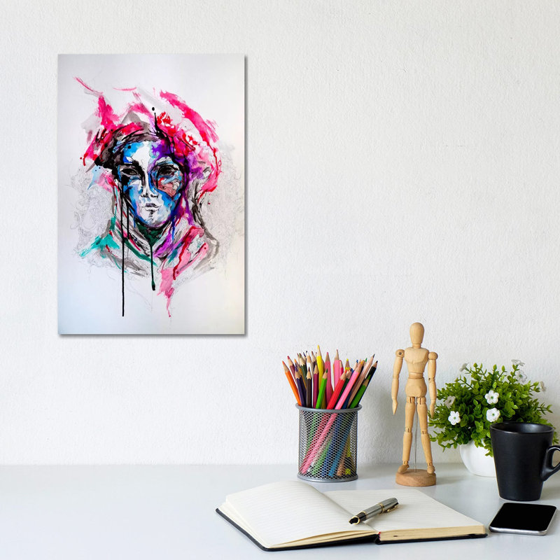 Masq by Marc Allante - Wrapped Canvas Gallery-Wrapped Canvas Giclée, 20.32 cm H x 30.48 cm W