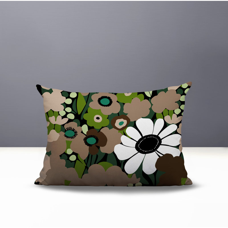 Coussin Maya, Beige, Rectangle H 18 po x l 25 po