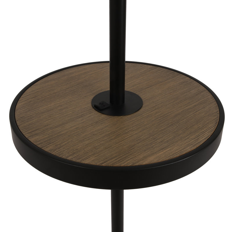 Tray Table Dimmable Floor Lamp with USB
