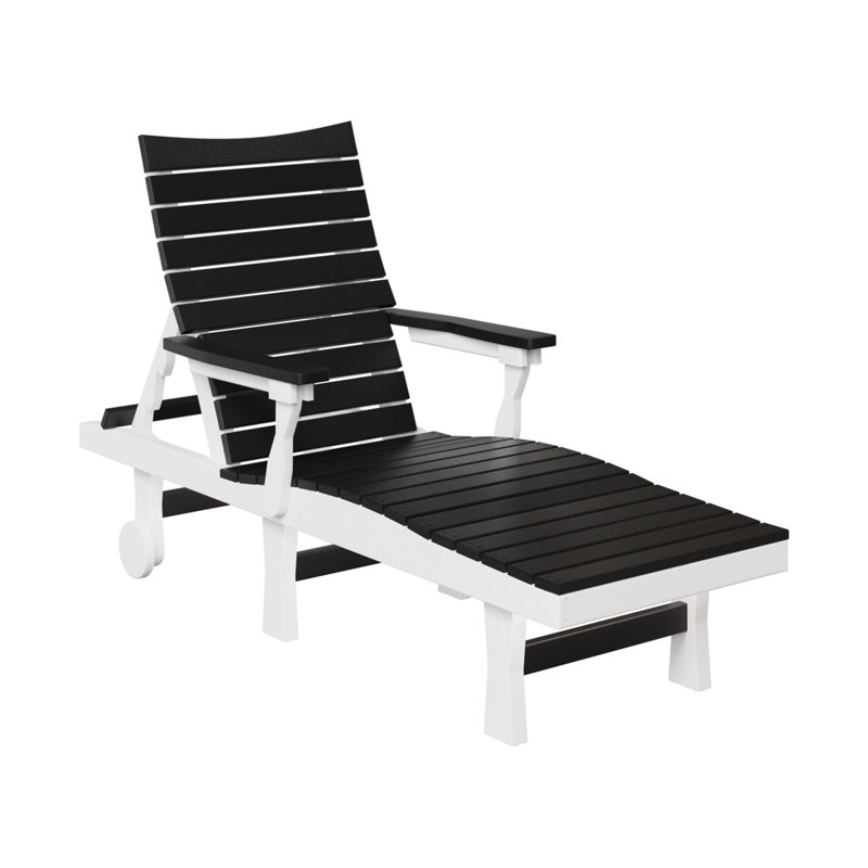 Chaise longue Berlin Gardens Bristol, Noir / blanc