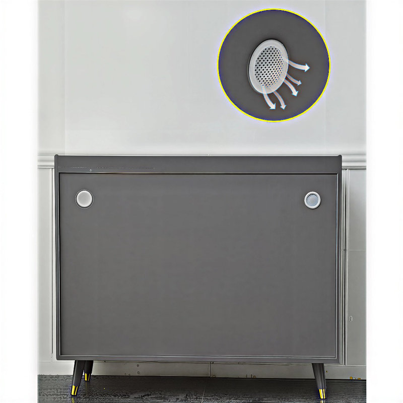 Vitrine murale moderne minimaliste, Gris
