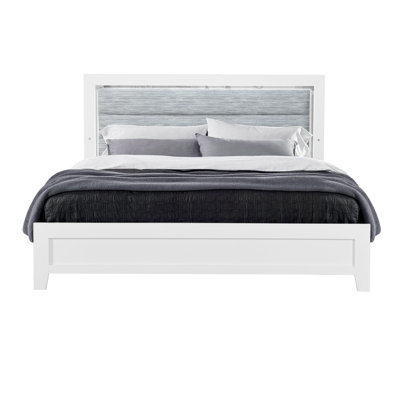 OMODA WHITE TWIN BED WITH LED