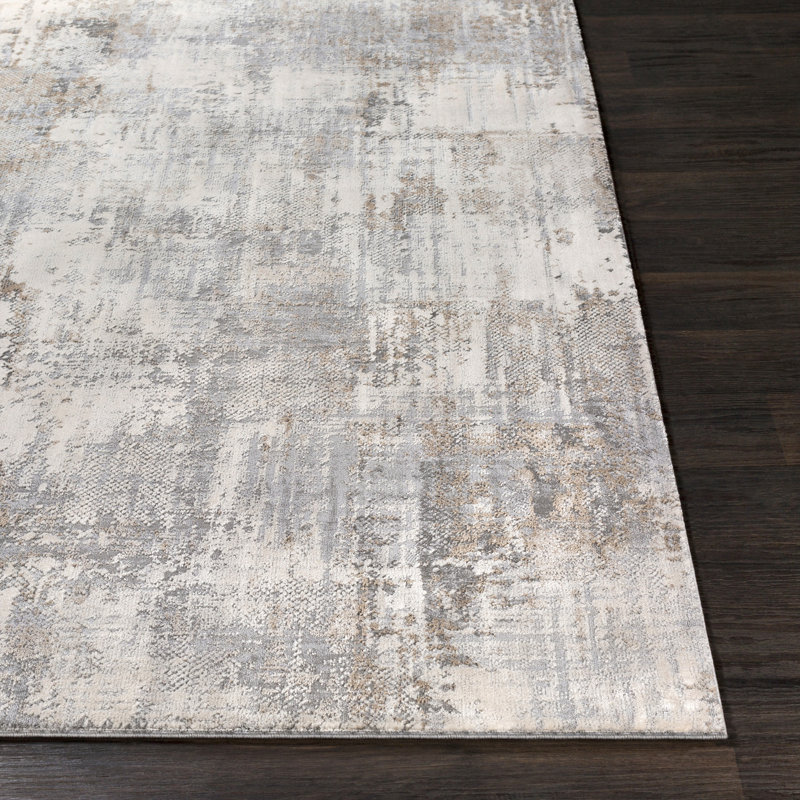Hobert Abstract Indoor Rug, Rectangle 9'3" x 12'3"