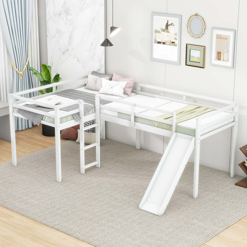 Lit plateforme Javiair, Blanc