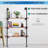 4 Tier Farmhouse D.I.Y Iron Pipe Shelf Wall Mount Open Bookshelf (Wooden board not included)-1672213507