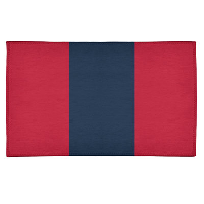 Tapis à rayures rouge à rayures de football rouge tennessee
