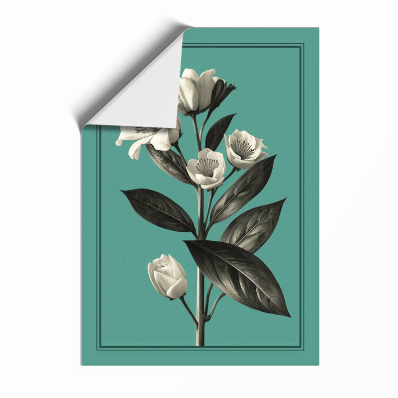Delicate Stem In Bloom Botanical - Print, Unframed, A2 - 59.4 x 42.0 cm