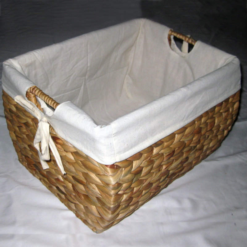 Panier à mèches, Panier avec doublure