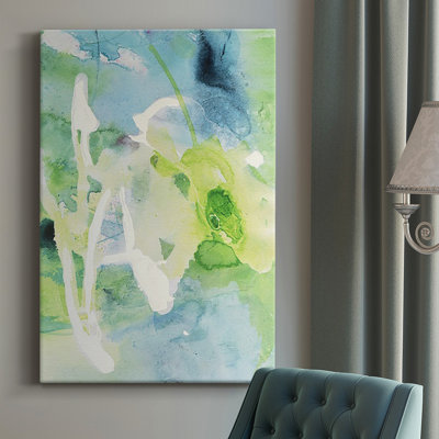 Toile tendue avec châssis de qualité supérieure «Rising Above III» - prête à être accrochée