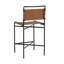 Tabouret Corrigan - Cuir cognac-40581051