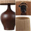 Lampe de table rustique à DEL 23 po Eben-1184542053