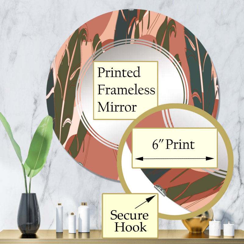 Miroir de salle de bain sans cadre, 32 po x 32 po