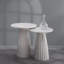 Table d'appoint en aluminium avec base à texture ciseau-107272255-107272258