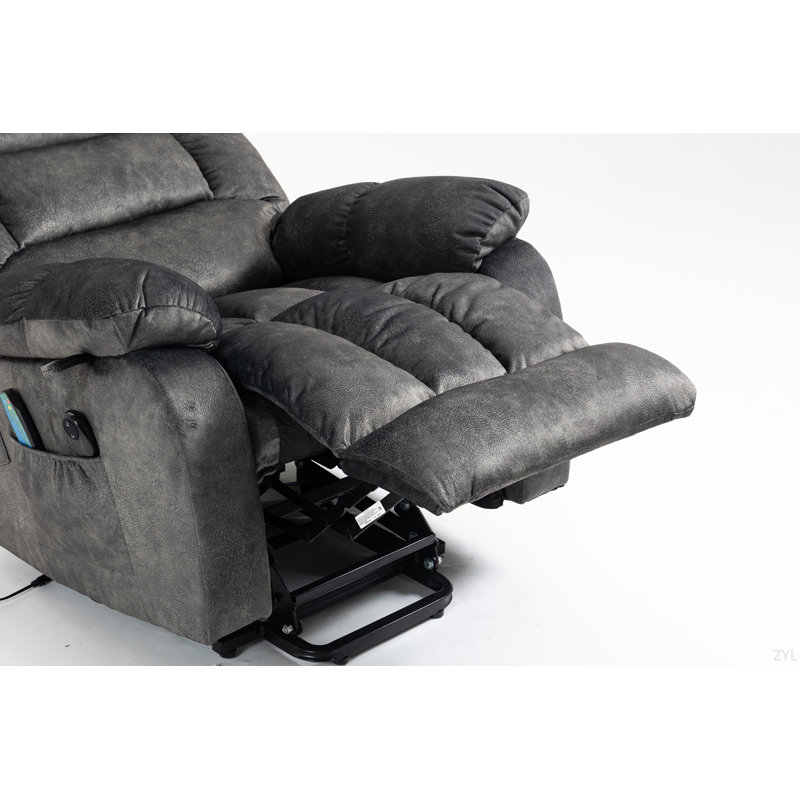 Fauteuil inclinable électrique inclinable électrique pour les personnes âgées, Gris