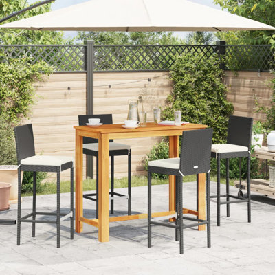 Patio Dining Set with Rectangular Table