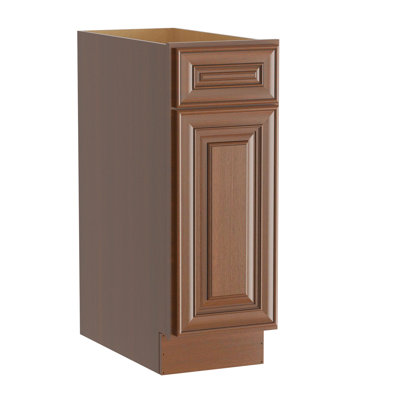 HomLux Plywood Ready-to-Assemble Base Cabinet with Adjustable Shelves and Soft Close