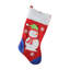 Chaussette de Noël 19 po rouge et bleu