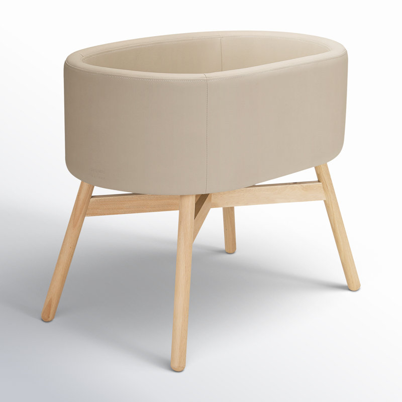 babyletto x GATHRE Capsule Bassinet, Beige