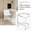Tabouret de comptoir rembourré 26 po Bittencourt-678341494-710901361