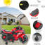 Motocyclette de 42 pouces en ABS pour enfants avec des lumières et une moto rouge chaude