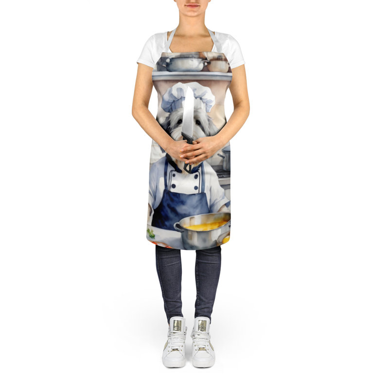 No Pattern Bib Apron
