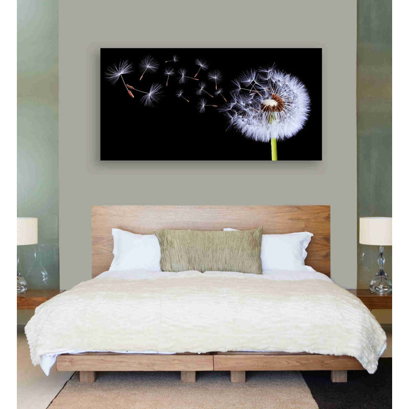 «Flying Dandelion», art mural sur toile, H 30 po x l 60 po x P 1,5 po