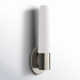Ernest Single Light Glass Dimmable LED Armed Sconce
