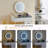 Extendable LED Vanity Table with 5 Drawers & Stool