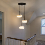 Luminaire suspendu grappe à 3 lumières à intensité variable