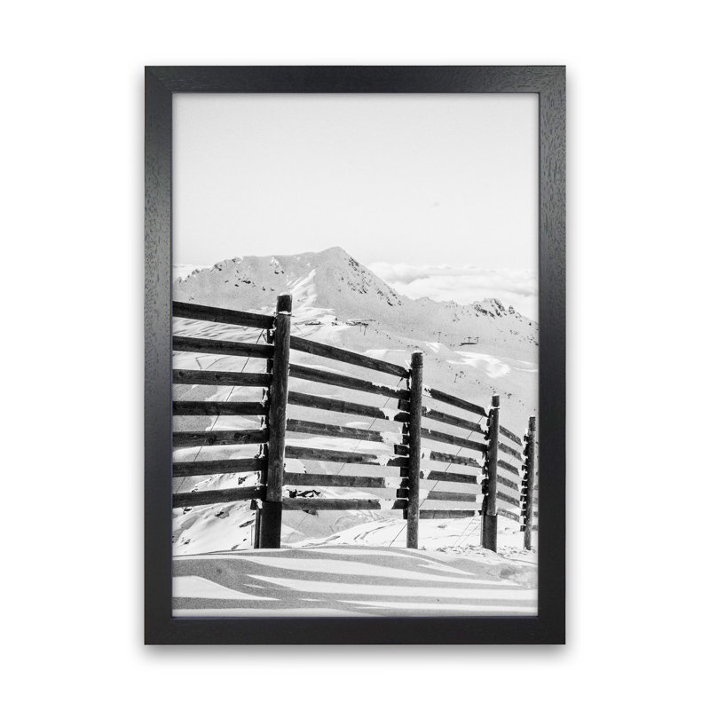 Going Down The Mountain by Victoria Frost - Print, Black Framed, 88cm H x 64cm W x 3cm D