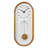 QXC247BLH Pendulum Wall Clock, Brown