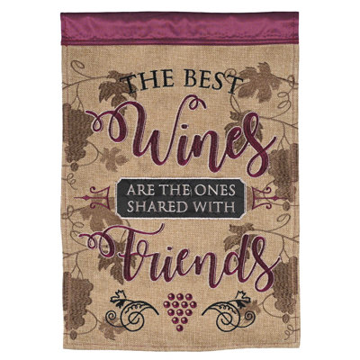 Flag Wines Shared With Friends 13x18