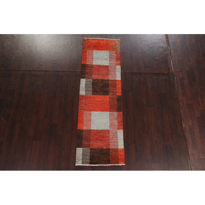 Tapis de couloir oriental contemporain Karlbe Gabbeh Kashkoli