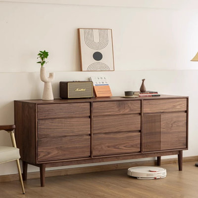 Solid Wood Minimalist Sideboard