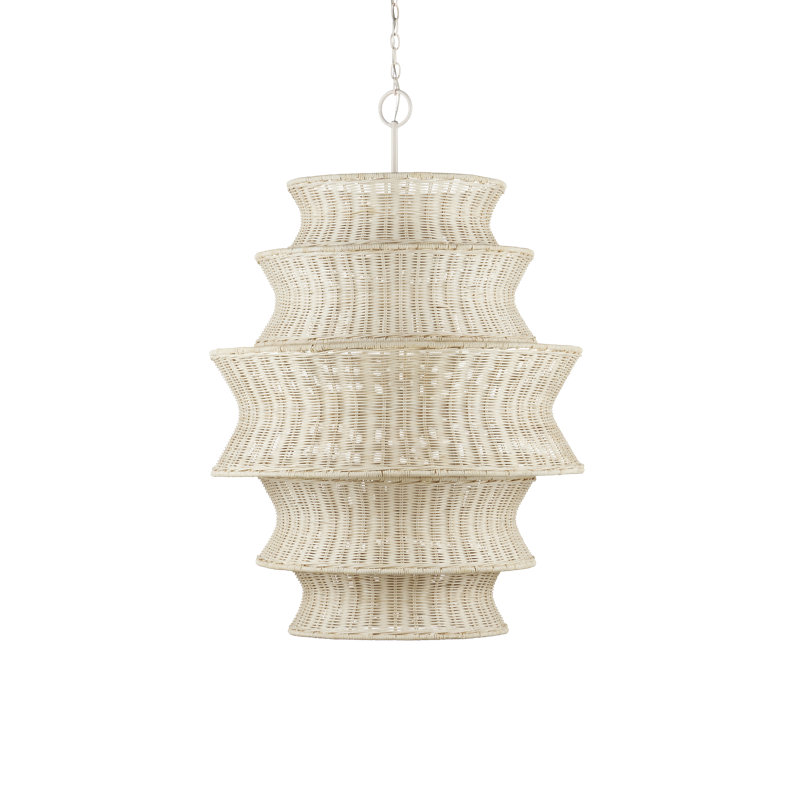 Phebe 9 - Light Wrought Iron Dimmable Geometric Chandelier