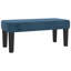 Lit sommier avec matelas Vidaxl bleu foncé-1249178987