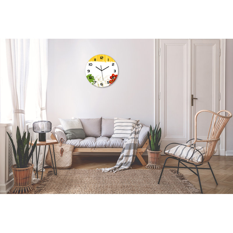 Jovaen Glass Wall Clock