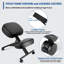 Adeli Adjustable Height Ergonomic Kneeling Chair