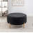 Mariantonietta Upholstered Round Storage Ottoman-1855773757