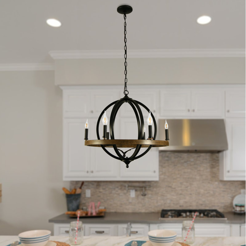 Mike 6 - Light Candle Style Chandelier