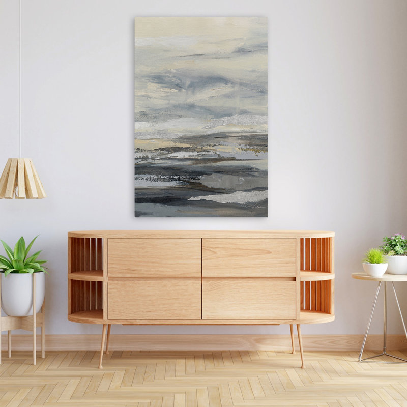 Contemporain et sable de plage I, H 48 po x l 32 po