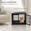 Mobilier de cage pour chien, niche pour chien
