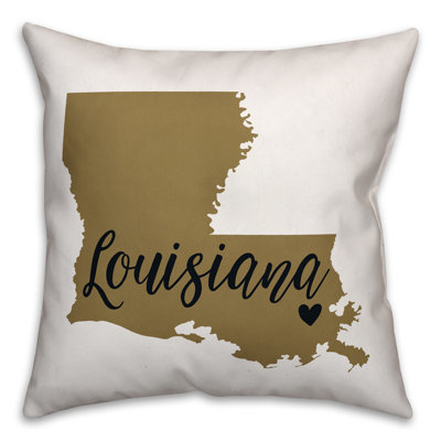 Coussin décoratif louisiana fierté