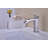 Waterfall Spout Classic Bathroom Sink Single Handle Faucet With Pop-Up Drain (With Overflow)