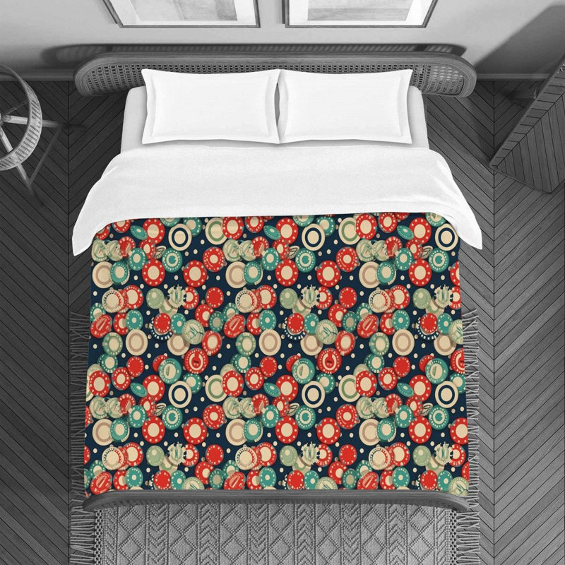 Machine Printed Duvet Cover, Queen Duvet Cover