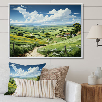 Country Club Club Countryside, reproduction d'art sur toile