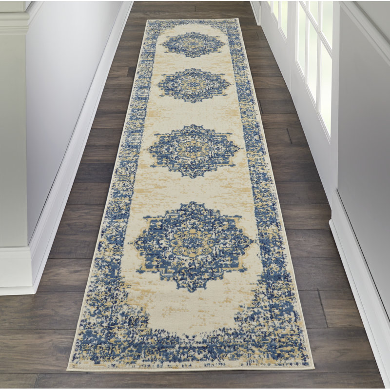 Skender Oriental Indoor Rug, Runner 2'3" x 10'